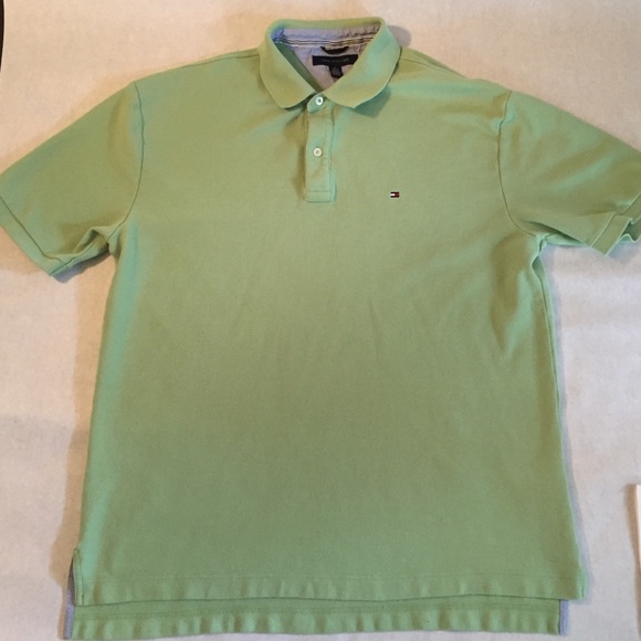 Tommy Hilfiger Other - Tommy Hilfiger Lime Green Shirt Short Sleeve XL